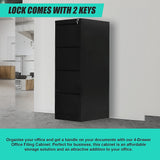 4-Drawer Shelf Office Gym Filing Storage Locker Cabinet