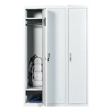 Three-Door Side by Side Office Gym Shed Storage Locker