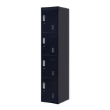 4-Door Vertical Locker for Office Gym Shed School Home Storage