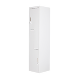 Grey Two-Door L-shaped Office Gym Shed Storage Lockers
