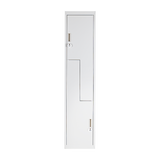 Grey Two-Door L-shaped Office Gym Shed Storage Lockers