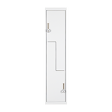 Grey Two-Door L-shaped Office Gym Shed Storage Lockers