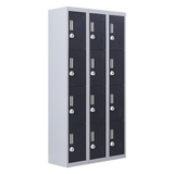 12-Door Locker for Office Gym Shed School Home Storage - 3-Digit Combination Lock
