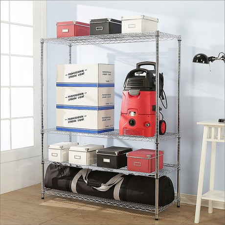 Modular Wire Storage Shelf 1500 x 600 x 1800mm Steel Shelving