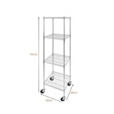 Modular Wire Storage Shelf 600 x 600 x 1800mm Steel Shelving