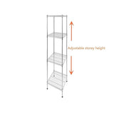 Modular Wire Storage Shelf 350 x 350 x 1800mm Steel Shelving