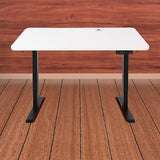 Office Home Computer Desk Table Top with Cable Hole